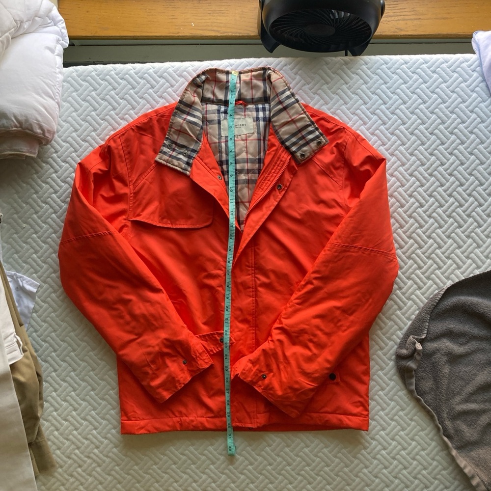 Burberry London Orange NovaCheck Field Jacket